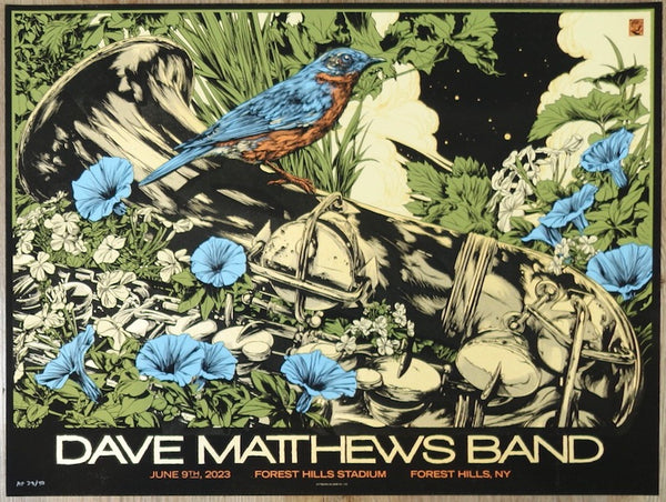 Dave selling Matthews Band in the Woods Vintage 2000 Poster 24 x 34.5