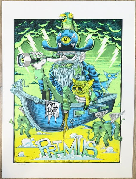 Primus concert poster hotsell 2018 117/170