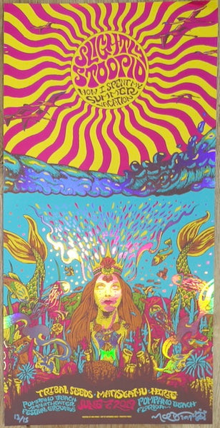 Fashion New Slightly Stoopid Foil Tour Poster