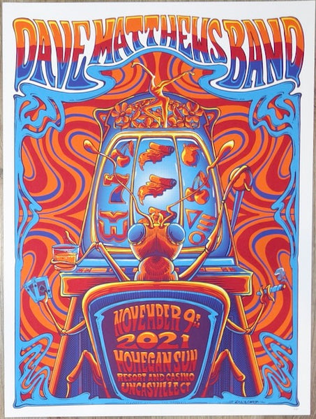 Dave 2024 Matthew Band Holmdel Concert Poster 2021