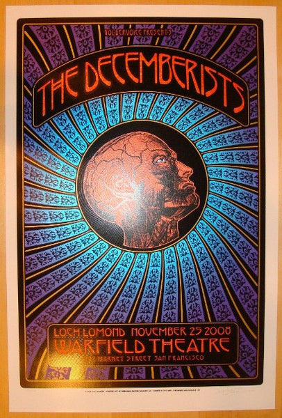 The Decemberists Poster by Vahalla Studios hotsell (SOLD OUT) at Kansas City