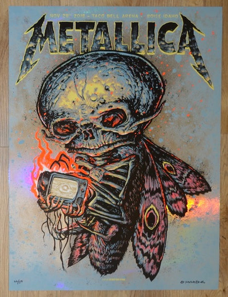 Metallica Lincoln shops Nebraska VIP Poster 2018 Pinnacle Bank Arena Frame Not Include