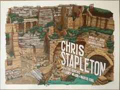 2024 Chris Stapleton - Minneapolis Silkscreen Concert Poster by Landland