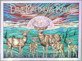 2024 Dave Matthews Band - Alpine I Iridescent Foil Concert Poster by Todd Slater