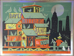 2024 Dave Matthews Band - NYC Foil Variant Concert Poster by Methane