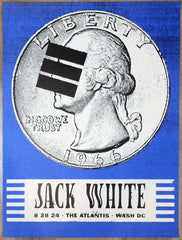 2024 Jack White - DC III Silkscreen Concert Poster by Matthew Jacobson