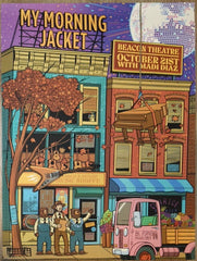 2023 My Morning Jacket - NYC III Silkscreen Concert Poster by Clint Reno