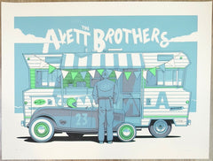 2023 The Avett Brothers - West Valley City Silkscreen Concert Poster by Charles Crisler