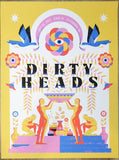 2023 Dirty Heads - Pittsburgh Silkscreen Concert Poster by Charlie Wagers