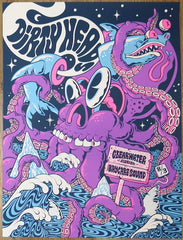 2024 Dirty Heads - Clearwater Silkscreen Concert Poster by Lurk and Destroy