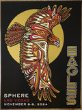 2024 The Eagles - Las Vegas II Silkscreen Concert Poster by Mishka Westell