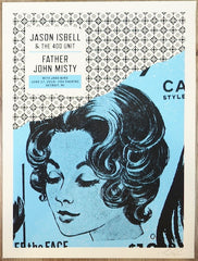 2019 Jason Isbell - Detroit Silkscreen Concert Poster by Aesthetic Apparatus