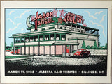 2023 Jason Isbell - Billings Silkscreen Concert Poster by Eric Hinkley