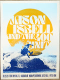 2023 Jason Isbell - Fort Myers Silkscreen Concert Poster by Jose Garcia