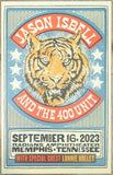 2023 Jason Isbell - Memphis Letterpress Concert Poster by Brad Vetter