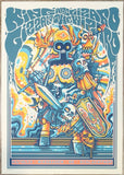 2023 King Gizzard - Wiesbaden Silkscreen Concert Poster by Drew Millward