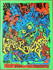 2024 King Gizzard - Toronto Silkscreen Concert Poster by Jason Galea