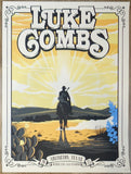 2023 Luke Combs - Arlington Lithograph Concert Poster by Arian Buhler