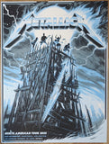 2023 Metallica - Detroit Silkscreen Concert Poster by James Bousema