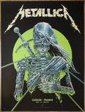 2024 Metallica - Clisson Silkscreen Concert Poster by Luke Preece