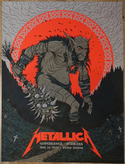 2024 Metallica - Copenhagen I Silkscreen Concert Poster by Florian Bertmer