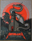 2024 Metallica - Copenhagen II Silkscreen Concert Poster by Florian Bertmer