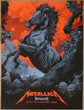 2024 Metallica - Copenhagen Silkscreen Concert Poster by Ken Taylor