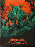 2024 Metallica - Helsinki Silkscreen Concert Poster by Ken Taylor