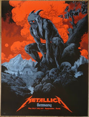 2024 Metallica - Munich Silkscreen Concert Poster by Ken Taylor