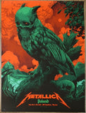 2024 Metallica - Warsaw Silkscreen Concert Poster by Ken Taylor