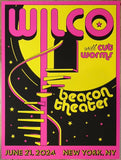 2024 Wilco - NYC Silkscreen Concert Poster by Emily Burlew