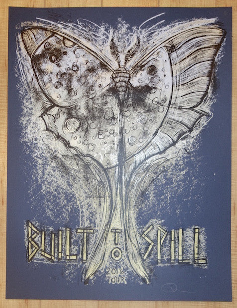 2016 Built To Spill - Silkscreen Tour Poster by Dan Grzeca