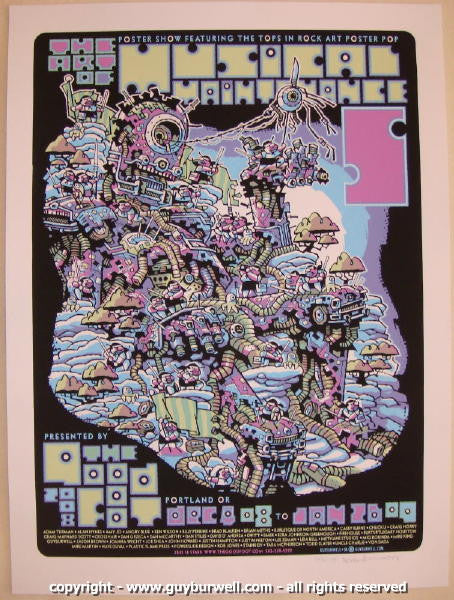 2008 Art of Musical Maintenance 5 - Portland Art Show Event Poster by ...