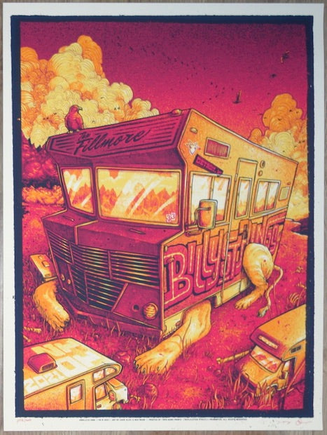 2021 Billy Strings - Detroit I Silkscreen Concert Poster by Dave Kloc & Twin Home