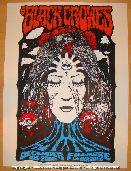 2008 The Black Crowes - Fillmore Concert Poster Forbes/D'Andrea | JoJo ...