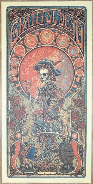 2020 Grateful Dead - Jack Straw Silkscreen Art Print Poster by Luke Martin