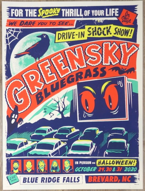 2020 Grateful Dead - Jack Straw Silkscreen Art Print Poster by Luke Martin