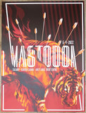 2022 Mastodon - Calgary Silkscreen Concert Poster by Matt Taylor