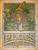 2014 The Pixies - Asheville Concert Poster by Sergio Moctezuma