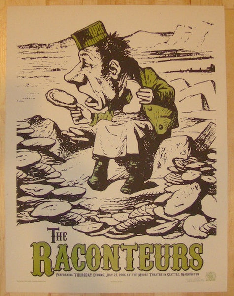 2006 The Raconteurs - Seattle Silkscreen Concert Poster by Rob Jones ...