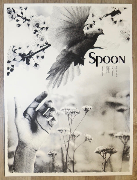 2015 Spoon - Oakland Silkscreen Concert Poster by the Silent Giants