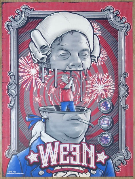 2021 Ween - Philadelphia I Silkscreen Concert Poster by Darin Shock